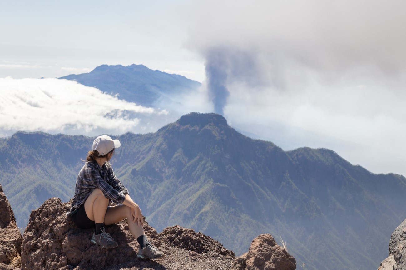 The Cumbre Vieja volcanic eruption on the Island of La Palma, Canary Islands, Spain, Europe