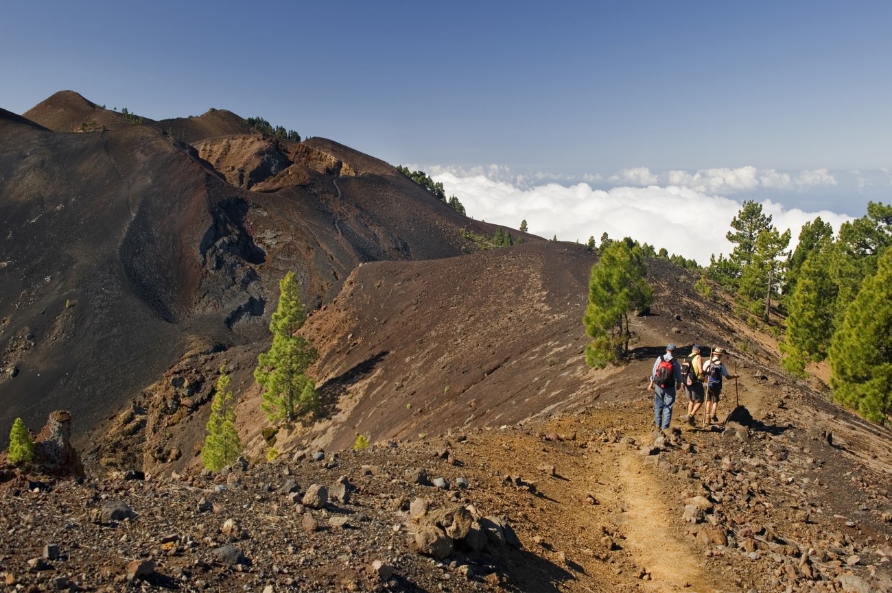 The Ruta de Los Volcanoes or Volcano Route, La Palma, Canary Islands, Spain