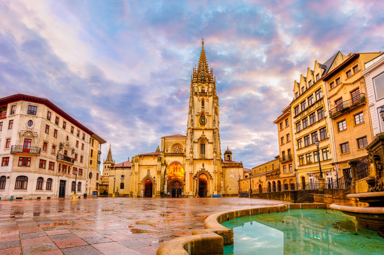 The Cathedral of Oviedo, Spain