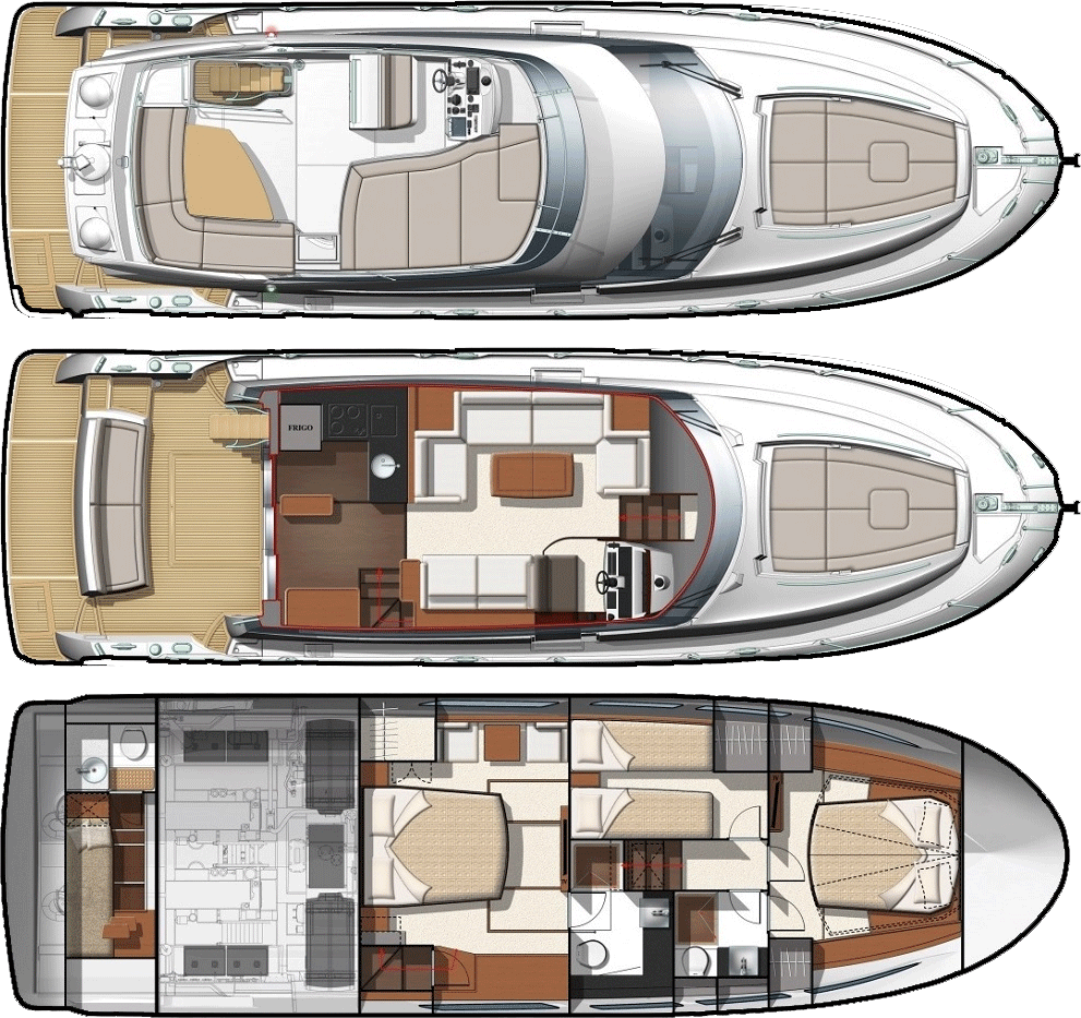 Yacht de luxe Jeanneau Prestige 500 S en Algarve